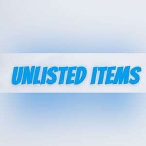 Unlisted Items shown live but not listed in closet.